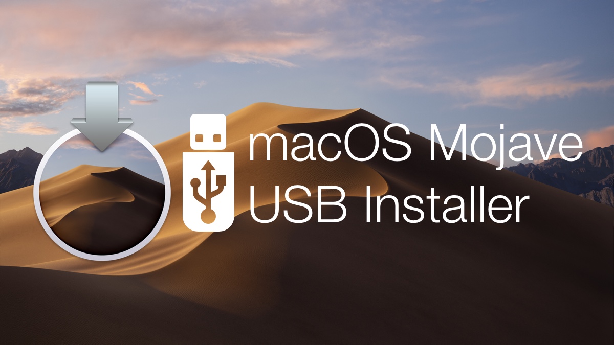 How To Create A Bootable Installer For Macos Mojave